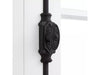 Hamilton Brass Dalston Window Iron Espagnolette Bolt or Cremone Bolt Hardware 6 feet Textured Matt Black Upto 6 feet Windows | Cabinets