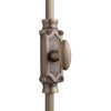 Hamilton Brass Stepney Window Brass Cremone/Espagnolette Bolt Hardware 6 feet Antque Brass LacqueredUpto 6 feet