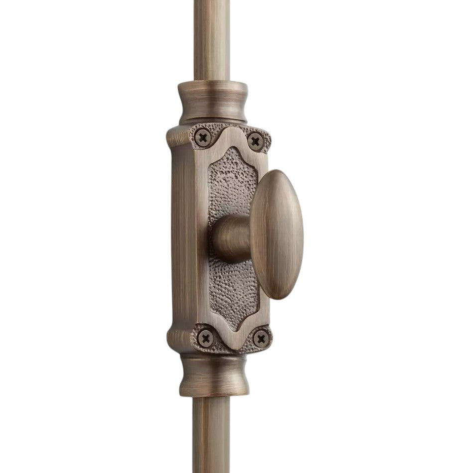 Hamilton Brass Stepney Window Brass Cremone/Espagnolette Bolt Hardware 6 feet Antque Brass LacqueredUpto 6 feet