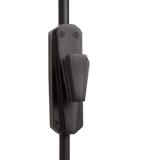 Hamilton Brass Art Deco Door Iron Espagnolette Bolt or Cremone Bolt Hardware Black Powder Coated Up to 9 feet Doors
