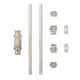 Hamilton Brass Stepney Cabinet Brass Cremone/Espagnolette Bolt Hardware 2 feet Antique Brass Lacquered Up to 2 feet