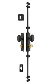 Hamilton Brass Oval Knob Locking Espagnolette Bolt or Cremone Bolt-Upto 8.5'