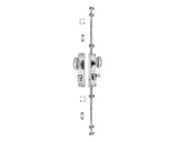 Hamilton Brass Oval Knob Locking Espagnolette Bolt or Cremone Bolt-Upto 8.5'