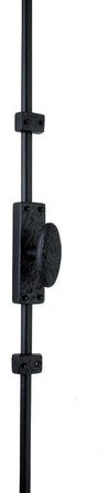 Hamilton Brass Oval Knob Espagnolette Bolt or Cremone Bolt -Upto 9'-Black Antique Finish