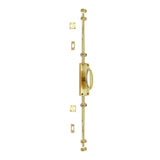 Hamilton Brass Oval Knob Espagnolette Bolt or Cremone Bolt -Upto 8.5'
