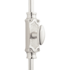 Hamilton Brass Stepney Window Brass Espagnolette Bolt or Cremone Bolt Hardware 6 feet Polished Nickel Upto 6 feet