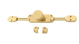 Hamilton Brass Sun Grove Door Brass Espagnolette Bolt or Cremone Bolt 9 feet Flat Black Finish Upto 9 feet Doors