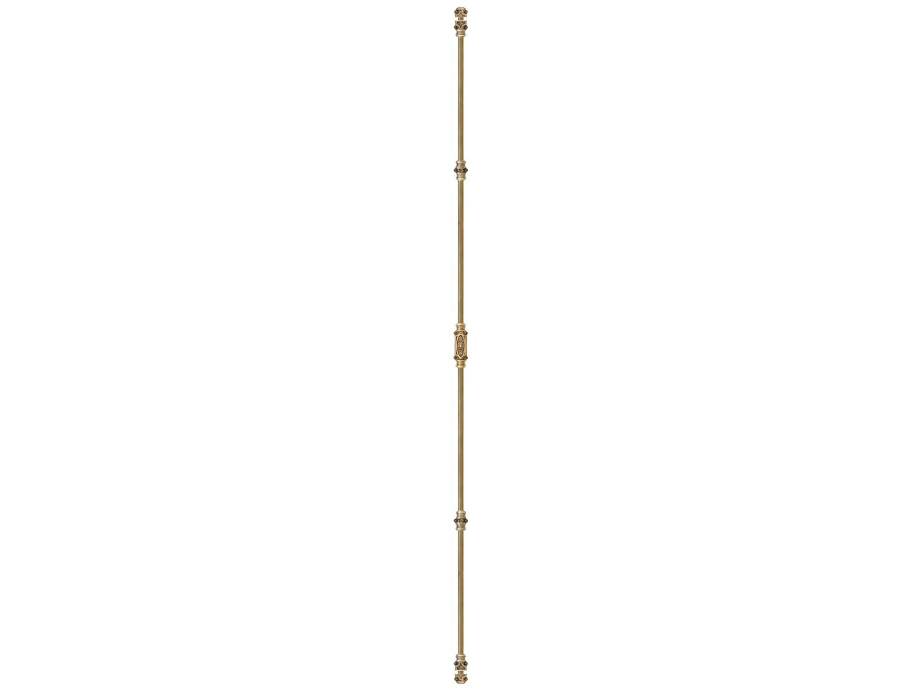 Hamilton Brass Dalston Window Brass Espagnolette Bolt or Cremone Bolt Hardware 6 feet Unlacquered Antique BrassUp to 6 feet windows | Cabinets