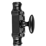 Hamilton Brass Stepney Cabinet Iron Espagnolette Bolt ot Cremone Bolt Hardware 2 feet Black Powder Coated Finish Up to 2 feet