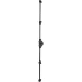 Hamilton Brass Stepney Cabinet Iron Espagnolette Bolt ot Cremone Bolt Hardware 2 feet Black Powder Coated Finish Up to 2 feet
