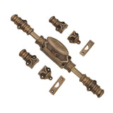 Hamilton Brass Stepney Door Brass Cremone/Espagnolette Bolt 9 feet Antique Brass Lacquered Up to 9 feet Doors