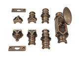 Hamilton Brass Stepney Door Brass Cremone/Espagnolette Bolt 9 feet Antique Brass Lacquered Up to 9 feet Doors