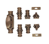 Hamilton Brass Stepney Door Brass Cremone/Espagnolette Bolt 9 feet Antique Brass Lacquered Up to 9 feet Doors