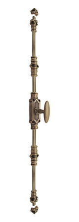 Hamilton Brass Stepney Door Brass Cremone/Espagnolette Bolt 9 feet Antique Brass Lacquered Up to 9 feet Doors