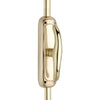 Hamilton Brass Elegant Door Brass Espagnolette Bolt or Cremone Bolt Polished Brass Lacquered up to 9 Feet Doors