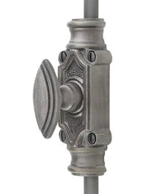 Hamilton Brass Barcheski Cabinet Iron Espagnolette Bolt or Cremone Bolt Hardware 2 feet Antique Iron Finish Upto 2 feet