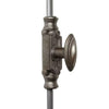 Hamilton Brass Barcheski Window Iron Cremone Bolt or Espagnolette Bolt Hardware 6 feet Antique Iron Finish Up to 6 feet