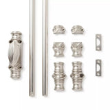 Hamilton Brass Barcheski Window Brass Espagnolette Bolt or Cremone Bolt Hardware 6 feet Polished Brass UnlacqueredUp to 6 feet
