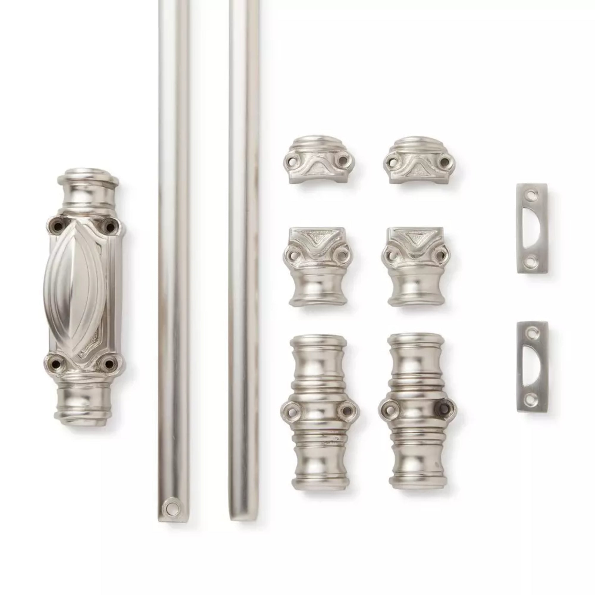 Hamilton Brass Barcheski Window Brass Espagnolette Bolt or Cremone Bolt Hardware 6 feet Polished Brass LacqueredUp to 6 feet