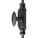 Hamilton Brass Barcheski Door Iron Cremone Bolt or Espagnolette Bolt Black Powder Coated Up to 9 feet Doors