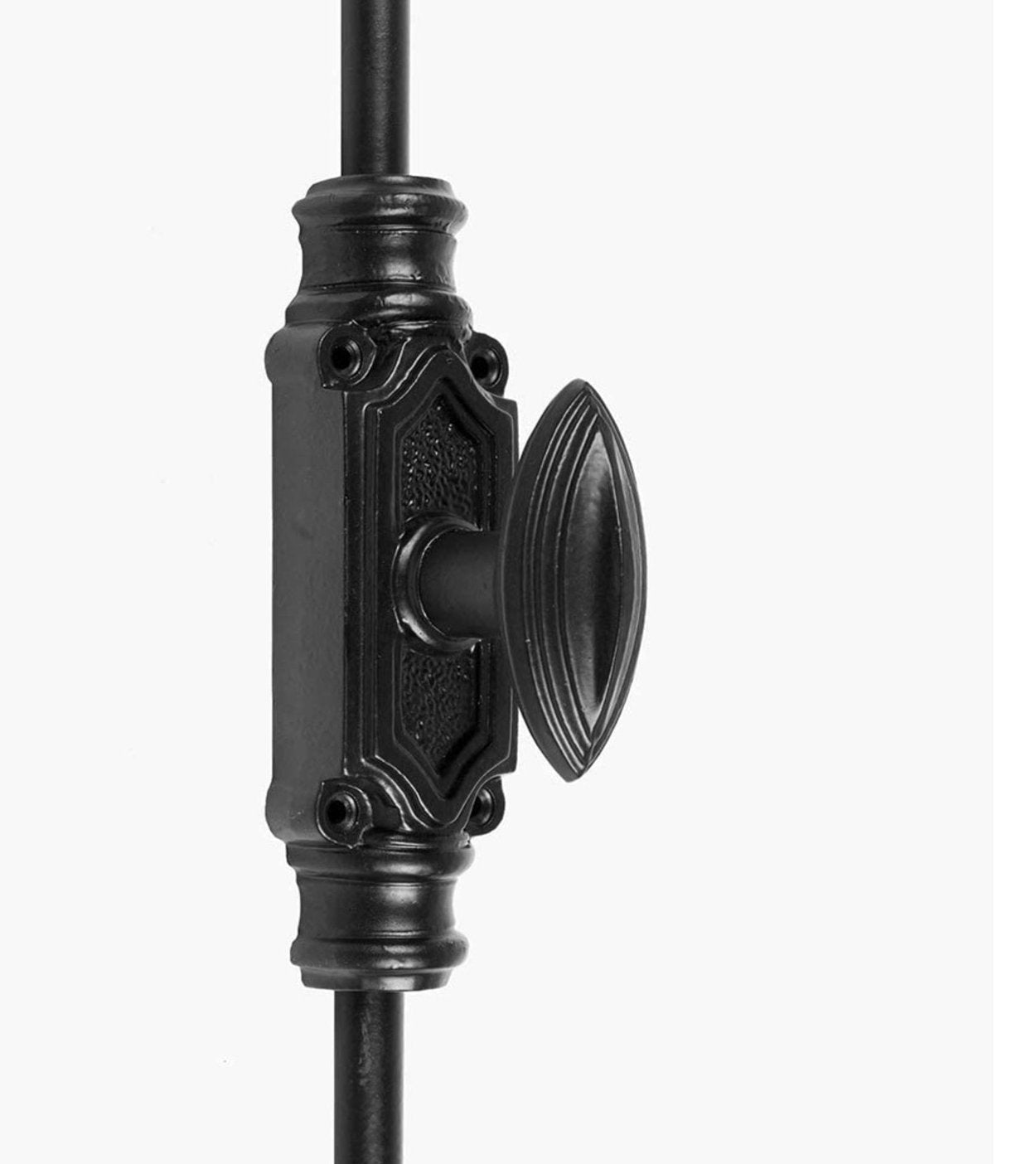 Hamilton Brass Barcheski Door Iron Cremone Bolt or Espagnolette Bolt Black Powder Coated Up to 9 feet Doors
