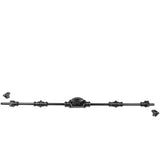 Hamilton Brass Barcheski Door Iron Cremone Bolt or Espagnolette Bolt Black Powder Coated Up to 9 feet Doors