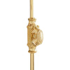 Hamilton Brass Beaded Cabinet Brass Cremone Boltor Espagnolette Bolt Hardware 2 feet Polished Brass Lacquered Up to 2 feet