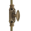Hamilton Brass Barcheski Door Brass Espagnolette Bolt or Cremone BoltAntique Brass Unlacquered Up to 9 feet Doors