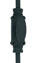 Hamilton Brass Stepney Door Iron Espagnolette Bolt or Cremone Bolt 9 feet Textured Matt Black Finish Up to 9 feet Doors
