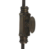 Hamilton Brass Beaded Door Brass Espagnolelte Bolt or Cremone Bolt Unlacquered Antique Brass Upto 9 feet Doors