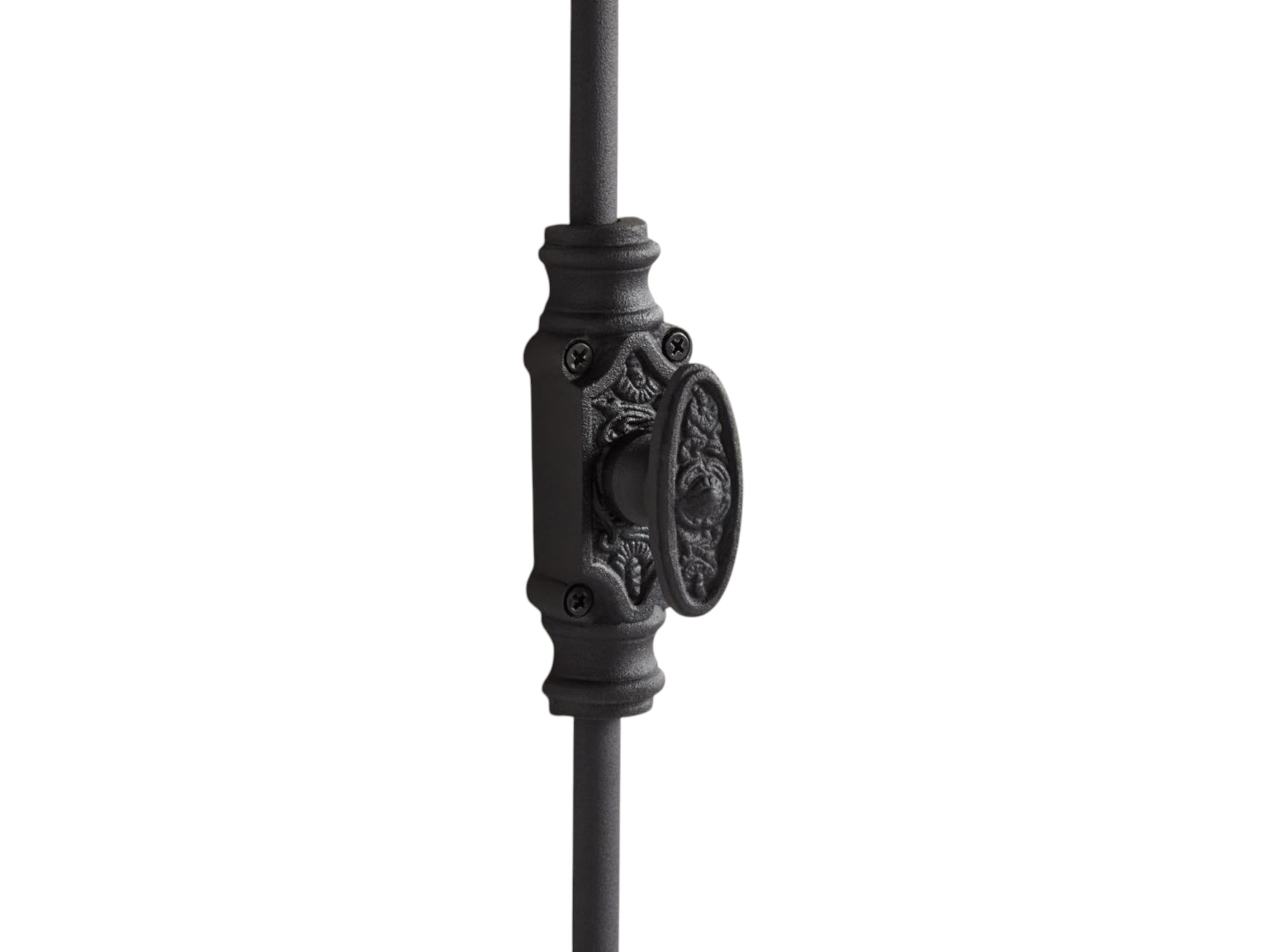 Hamilton Brass Dalston Cabinet Iron Cremone/Espagnolette Bolt Hardware 2 feet Textured Matt Black Up to 2 feet Cabinets