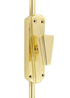 Hamilton Brass Art Deco Door Brass Espagnolette Bolt or Cremone Bolt 9 feet polished Brass Lacquered Upto 9 feet Doors