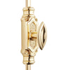 Hamilton Brass Barcheski Door Brass Espagnolette Bolt or Cremone Bolt Polished Brass Lacquered Upto 9 feet Doors