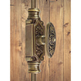 Hamilton Brass Dalston Door Brass Cremone Bolt or Espagnolette Bolt9 feet Antique Satin Brass Lacquered Upto 9' Doors