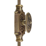 Hamilton Brass Dalston Door Brass Cremone Bolt or Espagnolette Bolt9 feet Antique Satin Brass Lacquered Upto 9' Doors