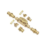 Hamilton Brass Dalston Door Brass Espagnolette Bolt or Cremone Bolt 9 feet Polished Brass Lacquered Up to 9 feet Doors