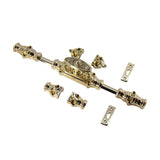 Hamilton Brass Dalston Door Brass Espagnolette Bolt or Cremone Bolt 9 feet Polished Brass Lacquered Up to 9 feet Doors