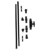 Hamilton Brass Dalston Door Iron Espagnolette Bolt or Cremone Bolt 9 feet Black Powder Coated Upto 9' Doors