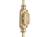 Signature Ironmongery Lattice Door Brass Cremone Bolt Unlacquered Brass Polished Upto 9 feet Doors - Signature Ironmongery