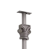 Hamilton Brass Stepney Cabinet Iron Espagnolette Bolt or Cremone Bolt Hardware 2 feet Antique Iron Finish Up to 2 feet