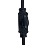 Hamilton Brass Stepney Window Iron Espagnolette Bolt or Cremone Bolt Hardware 6 feet Black Powder Coated Up to 6 feet