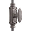Hamilton Brass Stepney Door Iron Espagnolette Bolt or Cremone Bolt 9 feet Antique Iron Finish Upto 9 feet Doors